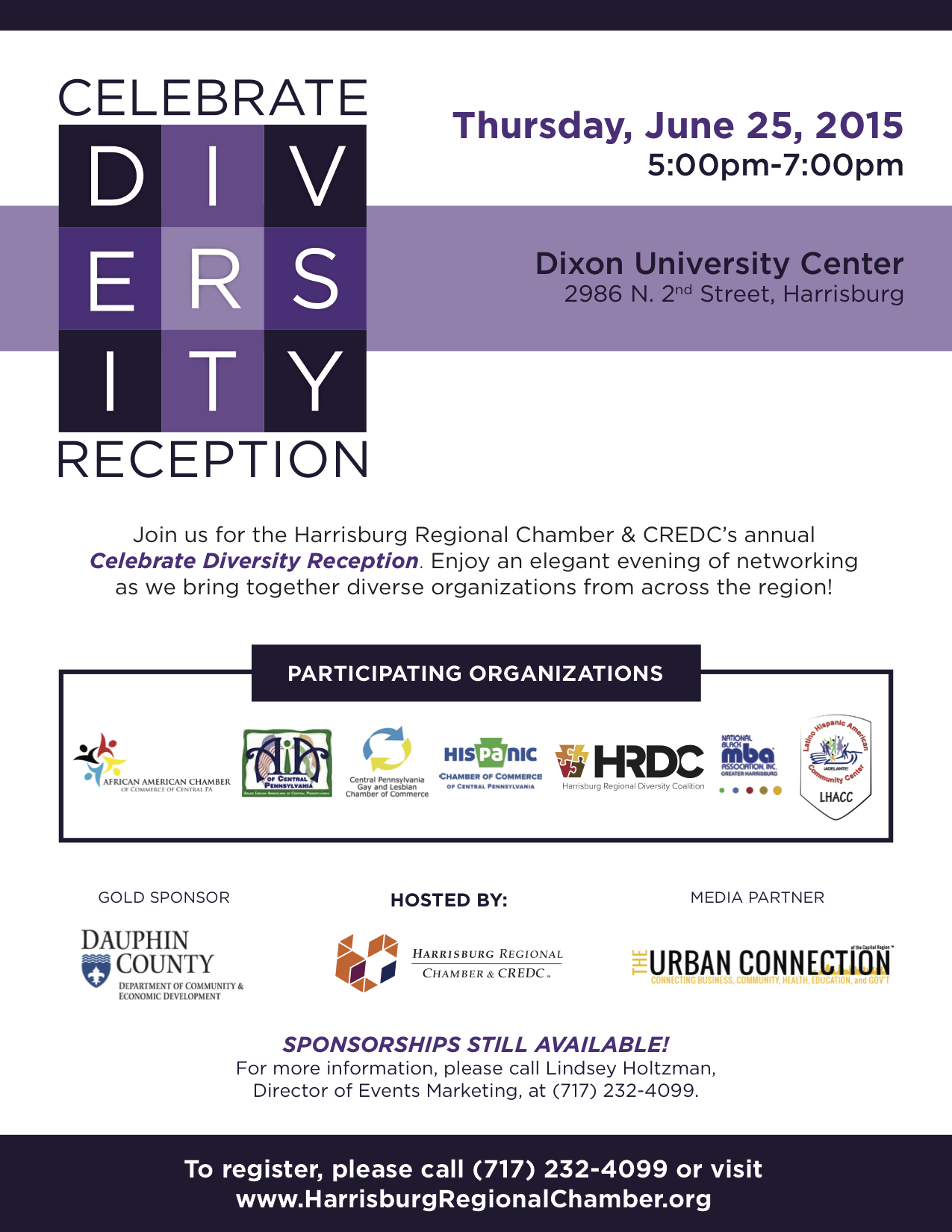 Click to view a larger version of the Celebrate Diversity flyer.